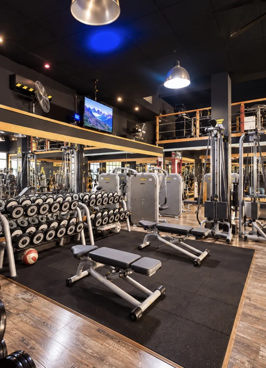 La sala pesi di FitPoint Active